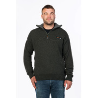 MKM Mens Tasman Sweater (MS1645) Hunter Green