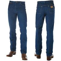 Wrangler Mens Cowboy Cut Slim Fit Pre Washed Jeans (936PWD) Prewashed Indigo