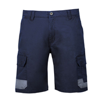 Jonsson Mens ActionFit Twill Stretch Shorts (S1702R) Navy [GD]