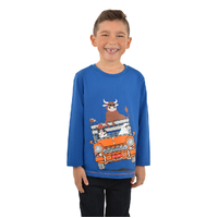 Thomas Cook Boys Truck Ride L/S Tee (T3W3501124) Royal [SD]