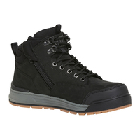 Hard Yakka Mens 3056 Side Zip Boots (Y60201) Black
