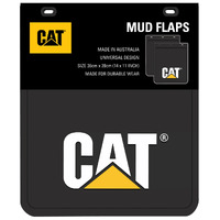 CAT Heavy Duty Mud Flaps (MDCATE) Black 36cm x 28cm [SET OF 2]