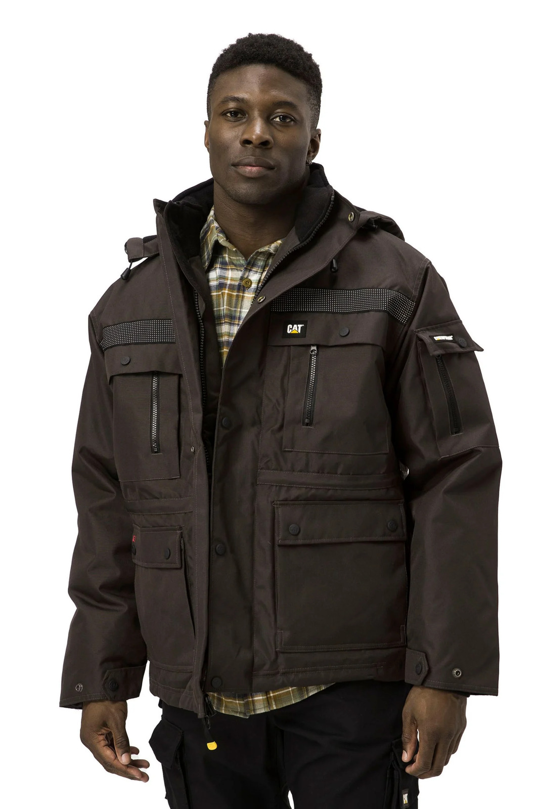 Buy CAT Mens Heavy Insulated Parka W11432 Graphite SD Online Australia