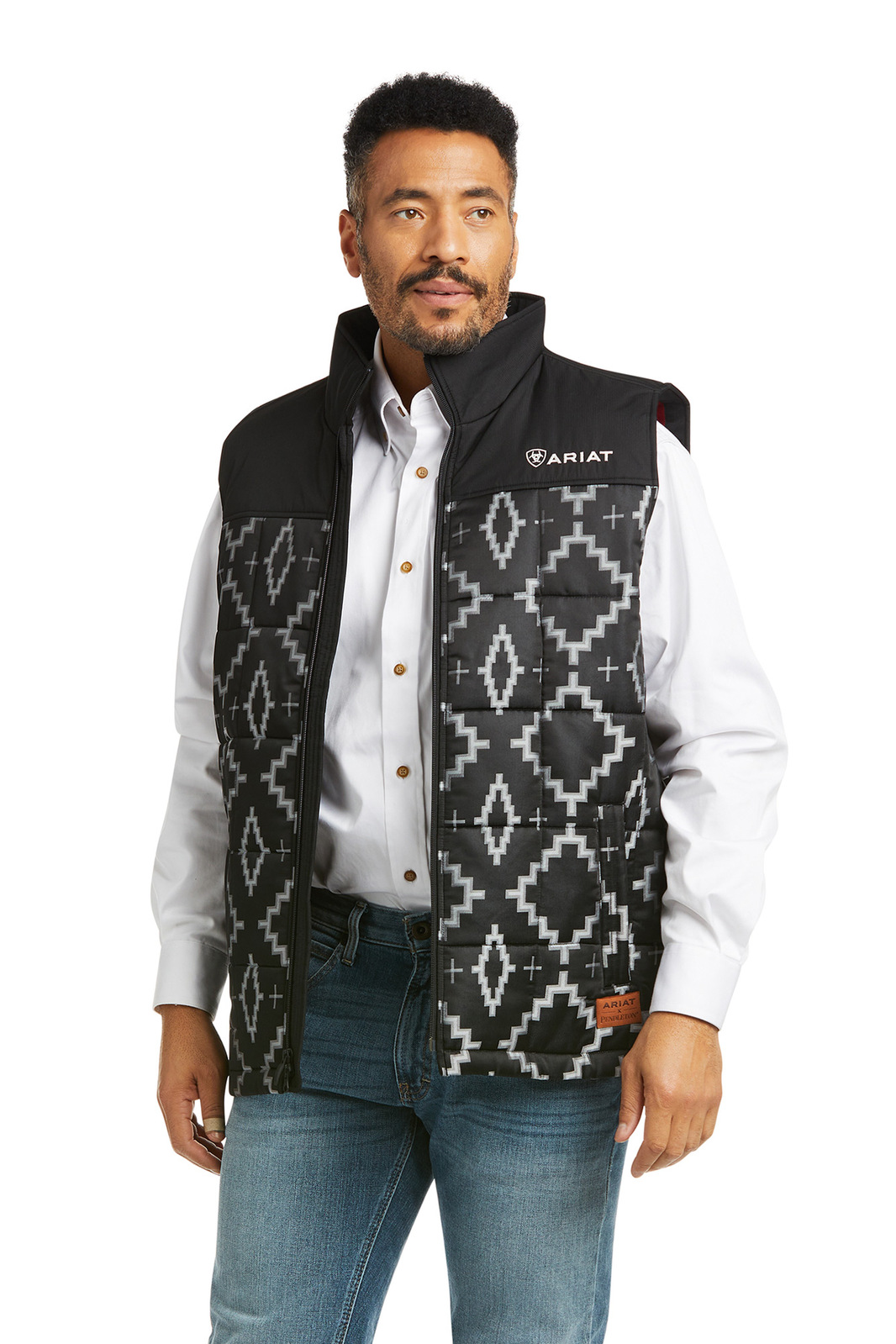 ariat mens vest sale