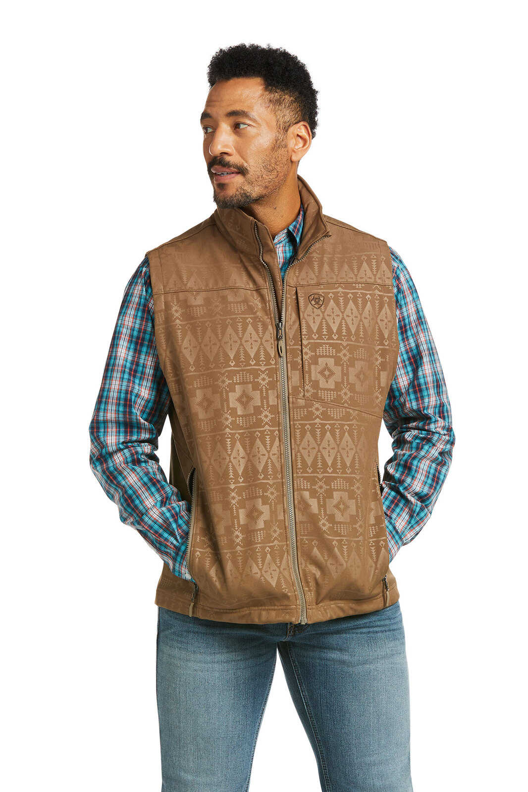 ariat mens vest sale