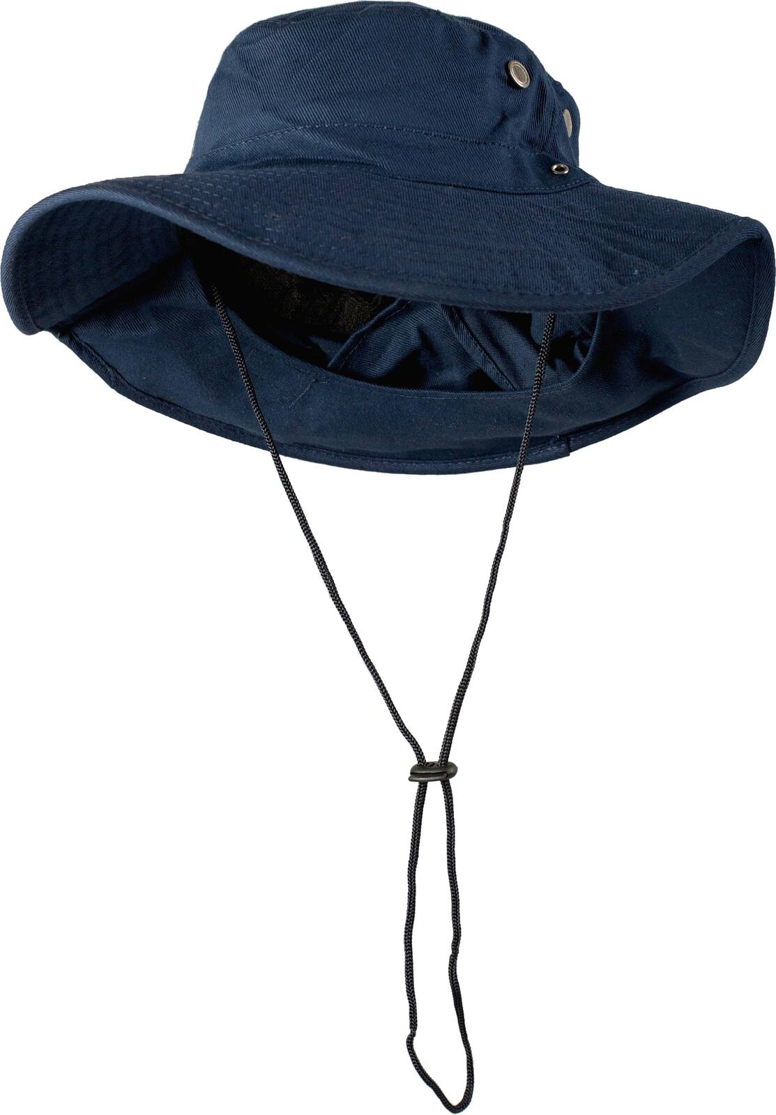 navy wide brim hat