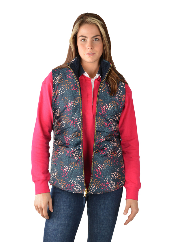 Buy Thomas Cook Womens Jo Reversible Fleece Vest (T3W2601088) Navy