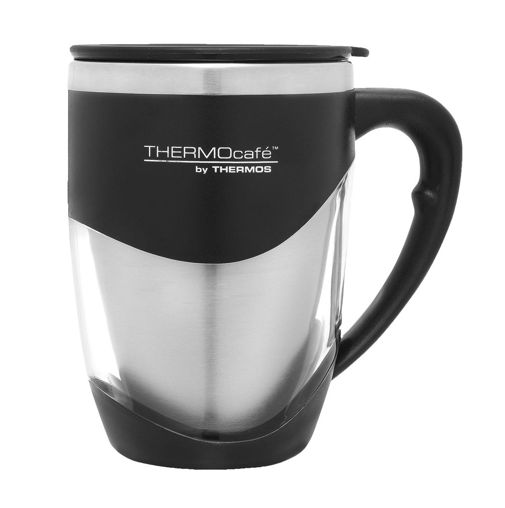 Buy Thermos THERMOcafé Stainless Steel Inner Double Wall Desk Mug Black