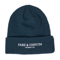Fare & Dinkum Beanie (FD.PP.SIG.BEA.NVY) Navy [SD]