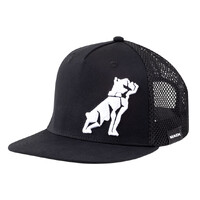 Mack Flat Brim Dart Trucker Cap (MKFBM2401BB0000) Black OSFM