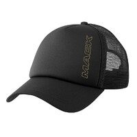 Mack Curved Foam Baseball Cap (MKBAF2401BB0000) Black OSFM