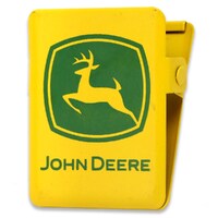 John Deere Trademark Logo Metal Magnet Clip 5.8cm cm W x 7.6cm H X 3cm D (90175131)