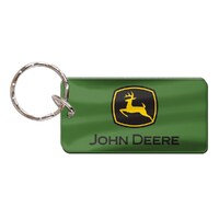 John Deere Rectangle Trademark Keyring (F0812121)