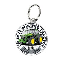 John Deere Custom Shape Graphic Keyring (F0890621)