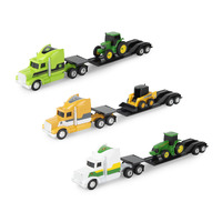 John Deere 1:64 Farm Semi Truck and Tractor with Machinery (37382)