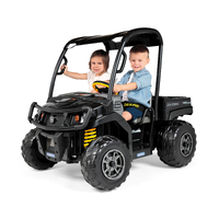 John Deere Childrens 12V XUV Gator with Roof B/O Ride ON (IGOD0093) Midnight Black