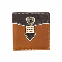 Ariat Bi Fold Wallet (WLT2109A) Brown [AD]