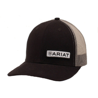 Ariat Mens 112 Cap (A300000501) Black/Grey OSFM