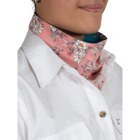 Just Country Womens Carlee Double Sided Scarf (SCF2440) Horizon Blue Magnolia/Sunset Pin Magnolia OSFM