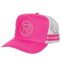 Roper Logo Trucker Cap (RC2412) Hot Pink OSFM