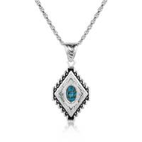 Montana Jewellery Diamond of the West Turquoise Necklace (NC5661)