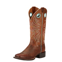 Ariat Womens Round Up Ryder Western Boots (10017390) Sassy Brown [SD]