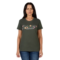 Bullzye Womens Flora S/S Tee (B4S2503418) Olive