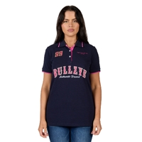 Bullzye Womens Logan S/S Polo (B4S2507409) Navy