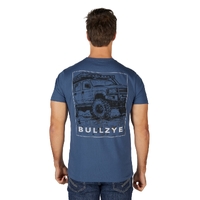 Bullzye Mens Ryan S/S Tee (B4S1503380) Blue Steel