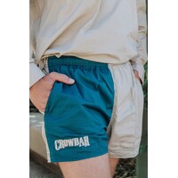 Crowbar Mens Pauly Harlequin Drill Shorts (CBPHDC) Diesel/Clay