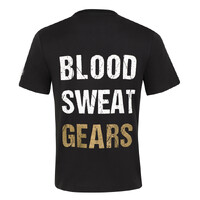 Mack Mens Blood Sweat Gears S/S Crew Neck Tee (MKSSGT002BB) Black