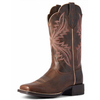 Ariat Womens West Bound Western Boots (10038332) Sassy Brown 