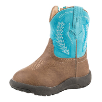 Roper Infant Cowbaby Billy Western Boots (16900924) Tan/Turquoise