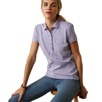 Ariat Womens Prix 2.0 S/S Polo (10043612) Heirloom Lilac [SD]