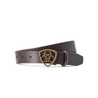 Ariat Unisex The Shield Belt (10043948) Cocoa [SD]