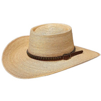 Sunbody Hats Elko Old West Band Hat (HG4OAKWB) Oak