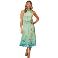 Roper Womens Studio West Collection Sleeveless Dress (57590574) Green [SD]