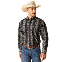 Ariat Mens Jared L/S Shirt (10051460) Black