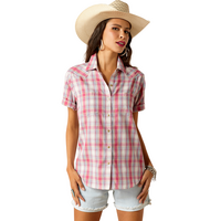 Ariat Womens Billie Jean S/S Shirt (10051378) Merida Plaid