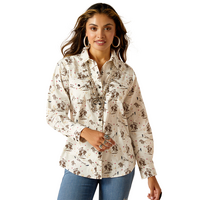 Ariat Womens Thrills N Spills Snap L/S Shirt (10051277) Thrilling Print