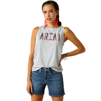 Ariat Womens Pride Sleeveless Tank (10051296) Chambray Blue