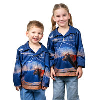 Ariat Childrens L/S Fishing Shirt (4007CLSP) Bullcatcher