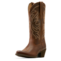 Ariat Womens Heritage J-Toe Stretchfit Western Boots (10051051) Sassy Brown