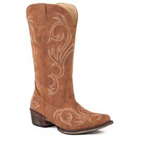 Roper Womens Riley Western Boots (21566421) Cognac