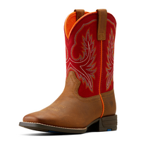 Ariat Childrens Wilder Western Boots (10050921) Grand Canyon/Ruby Red