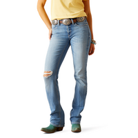 Ariat Womens Perfect Rise Straight Leg Jeans (10048271) Nika Newport [GD]
