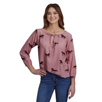 Roper Womens Five Star Collection L/S Blouse (50590128) Print Pink