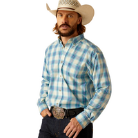 Ariat Mens Pro Princeston L/S Shirt (10048508) Aqua