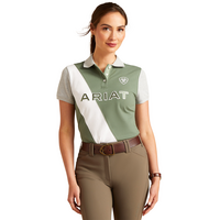 Ariat Womens Taryn S/S Polo (10048839) Duck Green