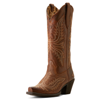 Ariat Womens Round Up Collins Western Boots (10053788) Rafter Tan